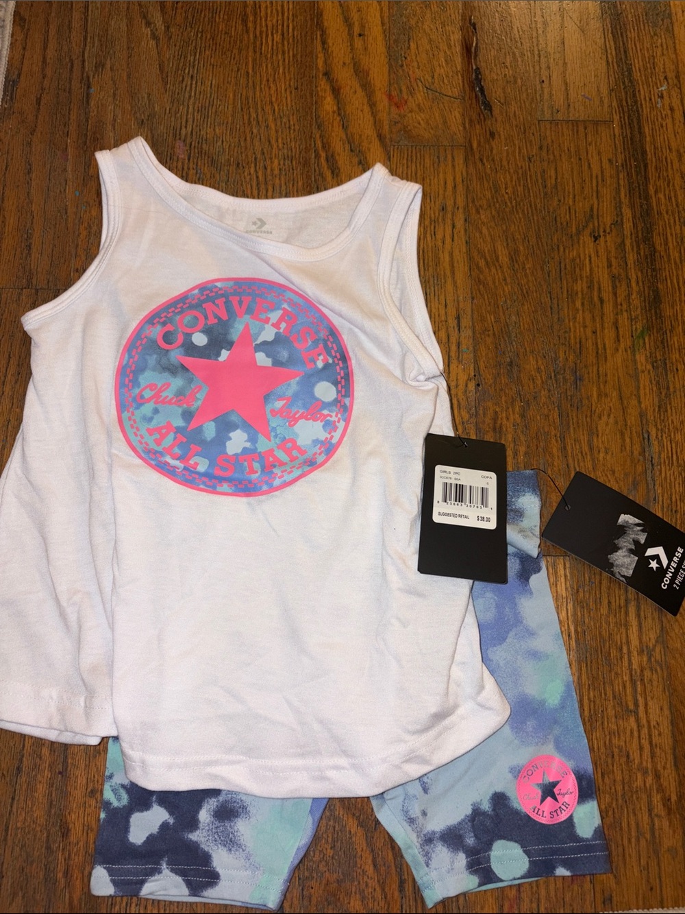 Converse tank & shorts set